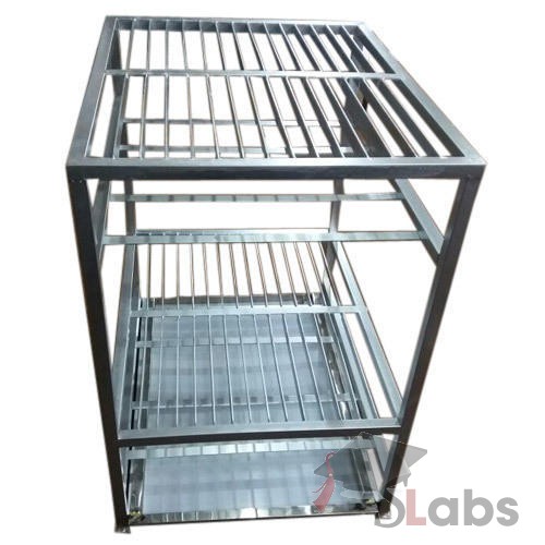 Mess Plate Rack Stainless Steel