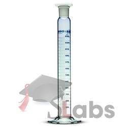Measuring Cylinder With Stopper (Round Base)