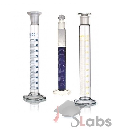 Measuring Cylinder With Stopper (Hexagonal Base)